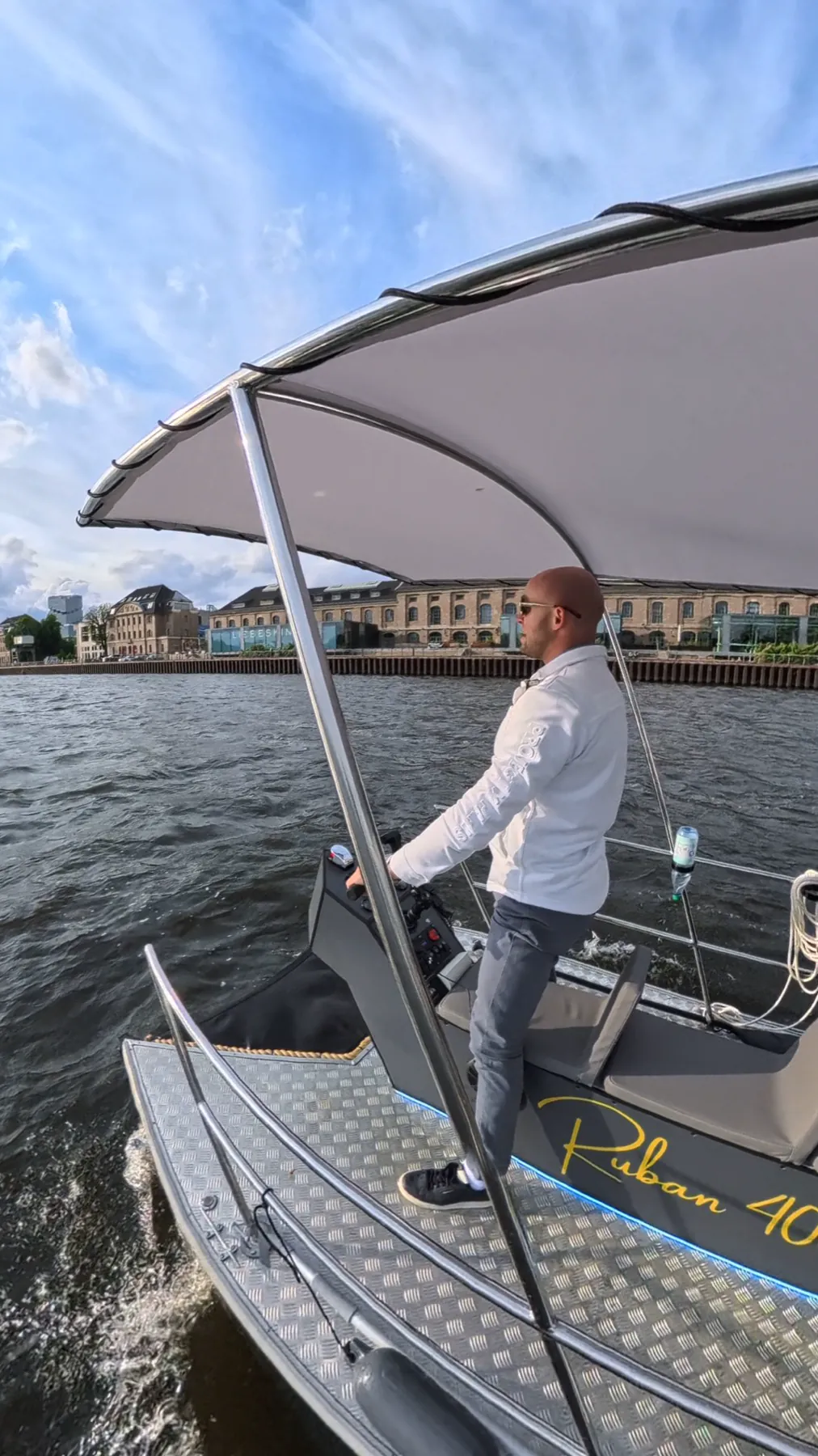 Fahrt Richtung Warschauer Brücke